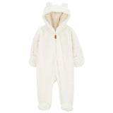 Carters Unisex Baby 0-24 Months Hooded Sherpa Pram