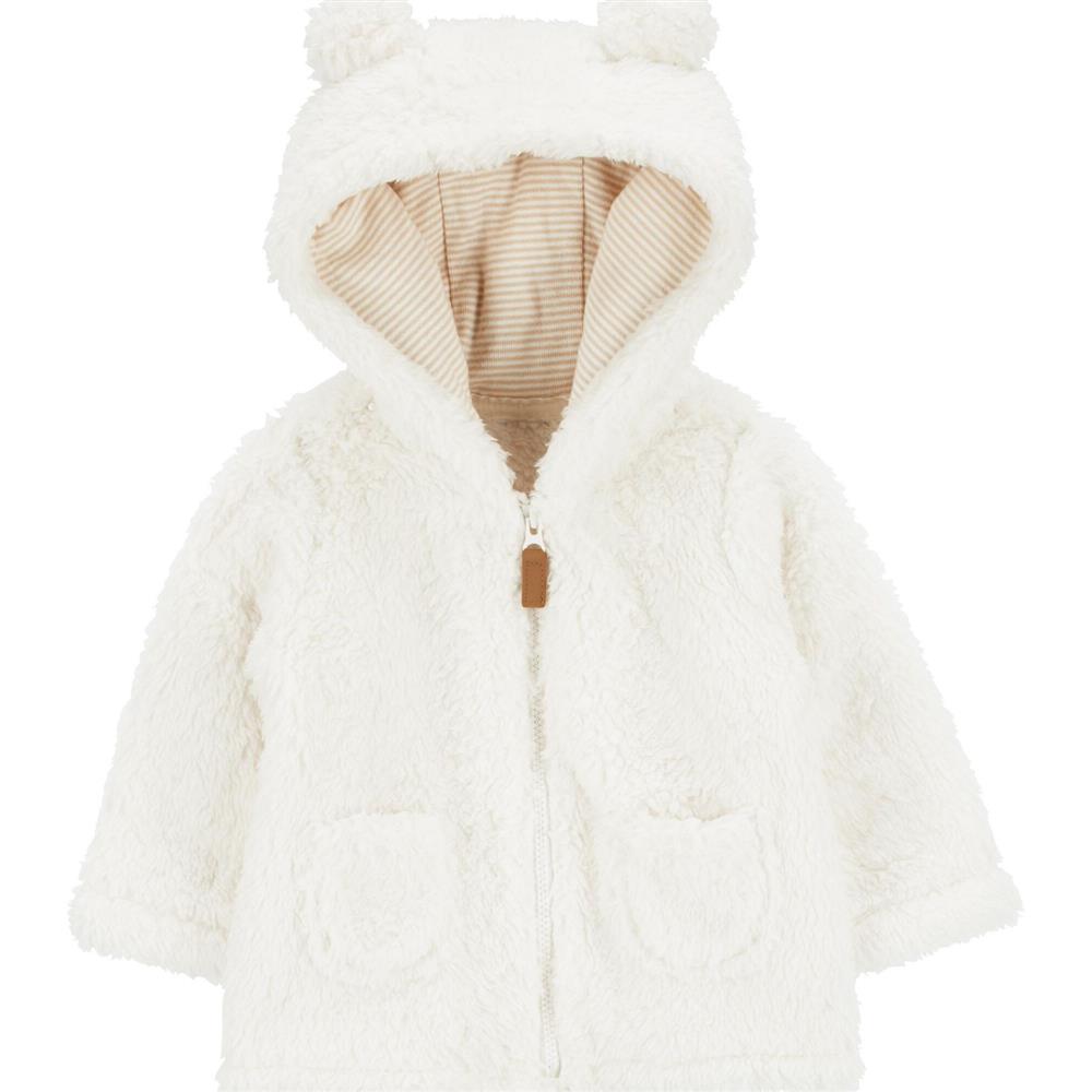 Carters Unisex Baby 0-24 Months Zip-Up Sherpa Cardigan