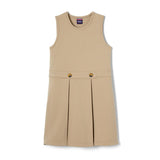 French Toast Stretch Pleated Ponte Jumper