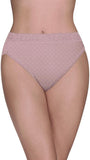 Vanity Fair Womens Hi Cut Flattering Lace Panty Underwear