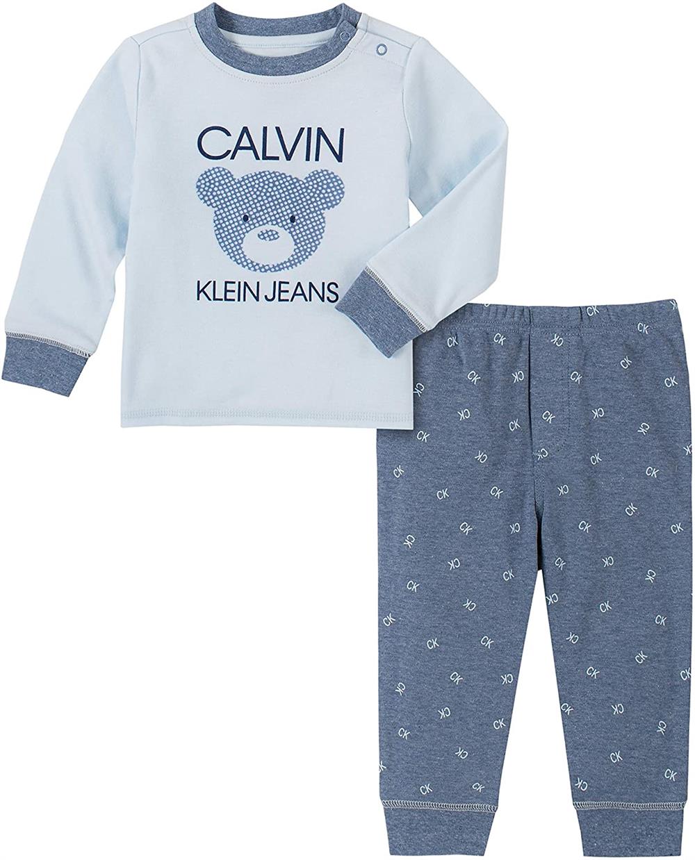 Calvin Klein Bear Snap Shoulder Pant Set
