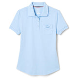 French Toast Short Sleeve Bow Pocket Polo Shirt