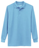 Galaxy Boys 8-20 Long Sleeve Polo School Uniform Shirt