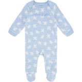 Calvin Klein Boys 0-9 Months Star Footed Sleep and Play Coverall