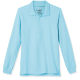 Educated Uniforms Boys 4-20 Long Sleeve Pique Polo Shirt