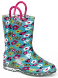 Chatties Toddler Girls 5-12 Fun Print Rain Boot