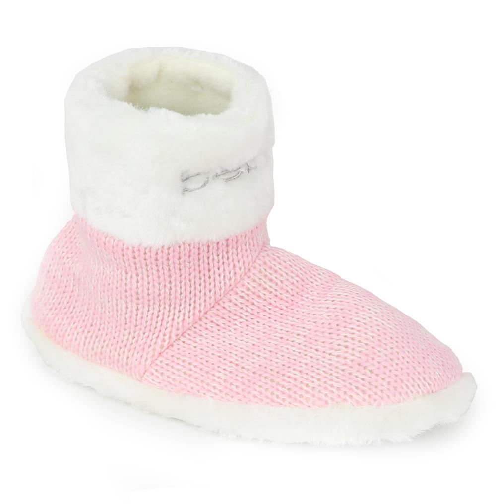 Bebe Girls 11-5 Embroidered Knit Slipper Boots