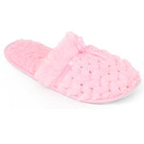 Chatties Womens Plush Sequin Slippers