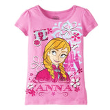 Disney Girls 4-6X Short Sleeve Frozen Tee