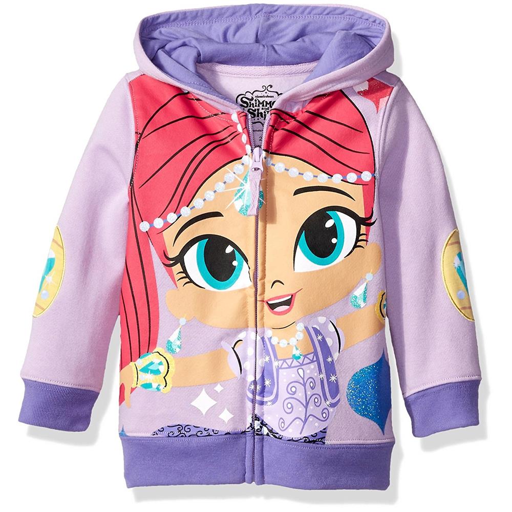 Shimmer and Shine Girls' 2T-4T Character Hoodie T-Shirt Set