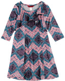 1st Kiss Girls 7-16 Long Sleeve Casual Dress