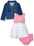 Juicy Couture Girls 0-9 Months Denim Jacket Dress Set