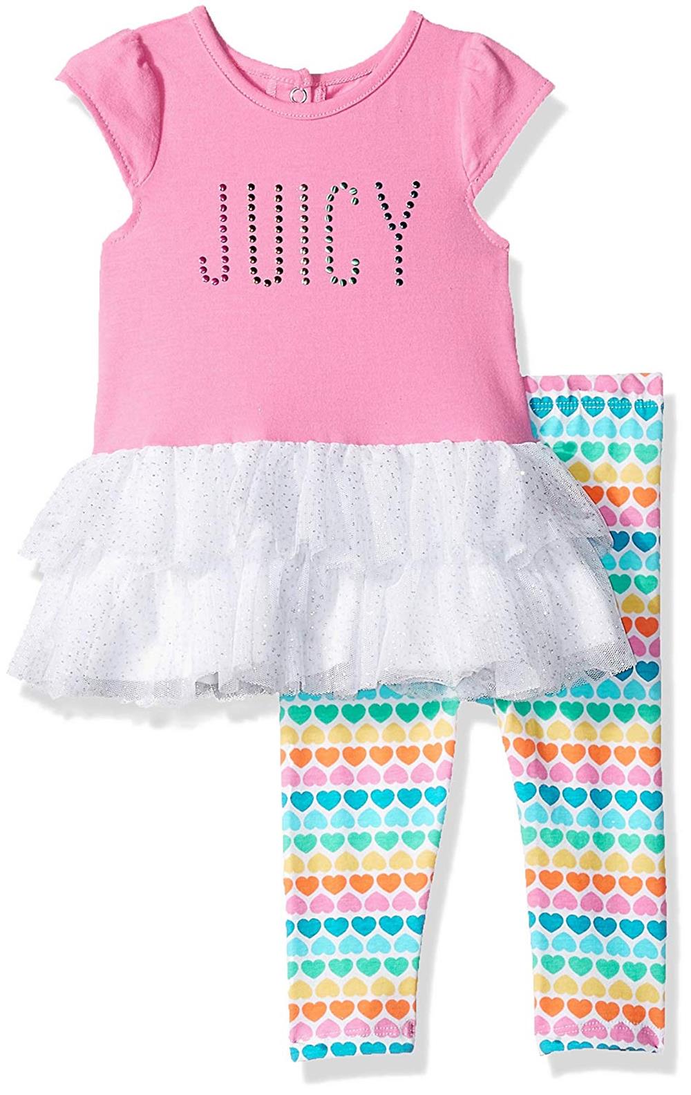 Juicy Couture Girls 3-9 Months Tunic Legging Set