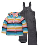 Carters Girls Printed 2-Piece Snowsuit