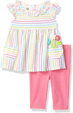 Kids Headquarters Girls 12-24 Months Stripe Tunic Legging Set