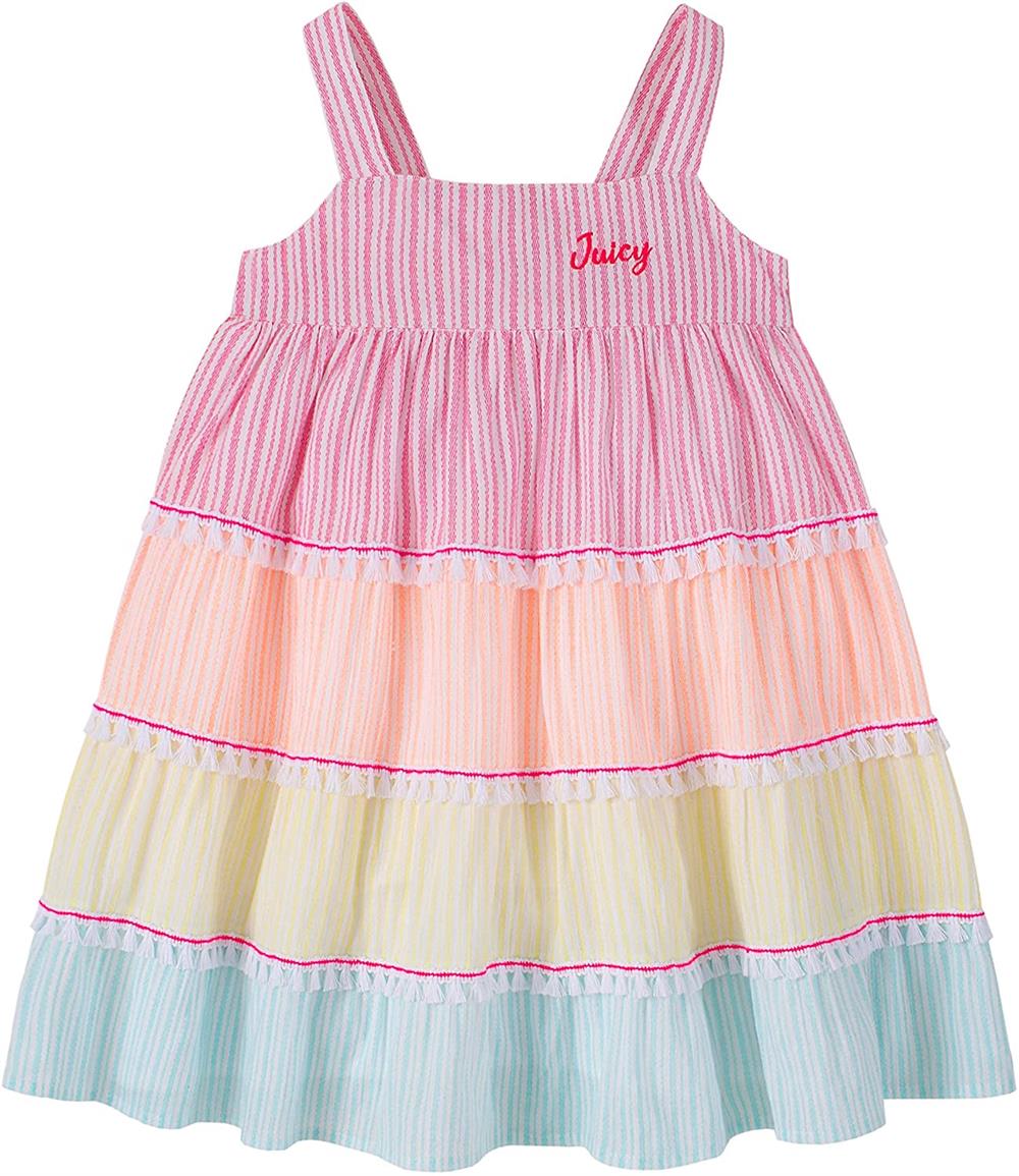 Juicy Couture Girls 4-6X Tier Poplin Dress – S&D Kids