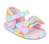 Stepping Stones Girls 0-9 Months Tie Dye Bow Sandal