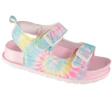 First Steps By Stepping Stones Baby Girls and Toddler Girls Tie Dye Slides Sandals