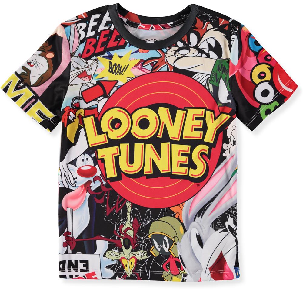 Looney Tunes Boys 4-20 Short Sleeve Sublimation T-Shirt – S&D Kids