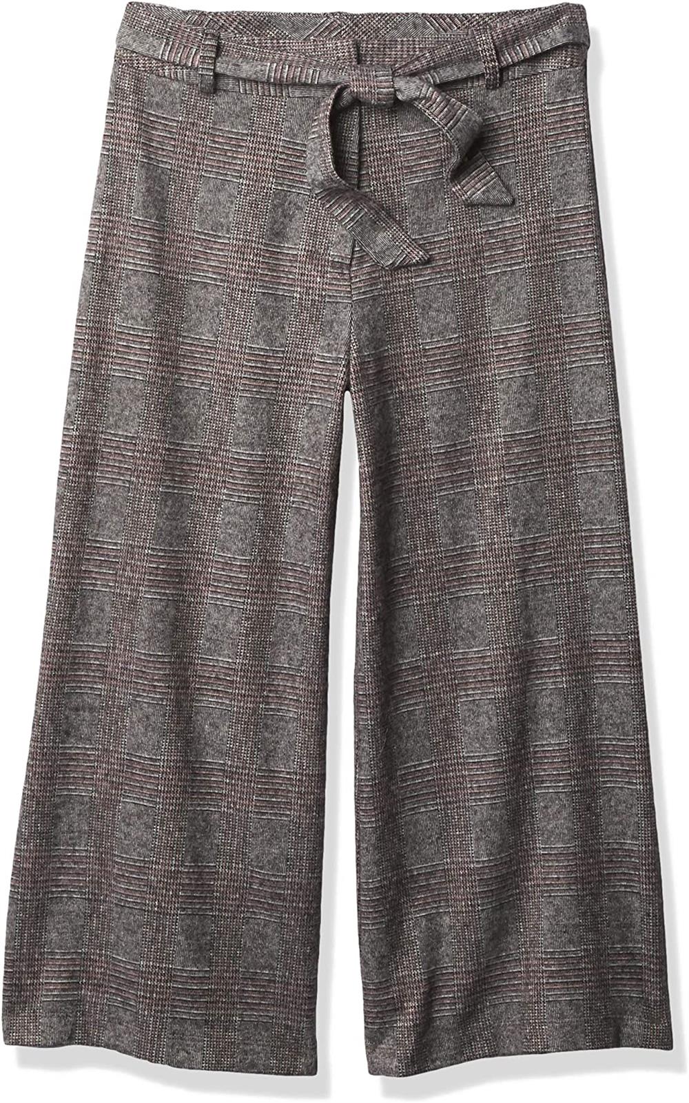 Amy Byer Girls 7-16 Plaid Belted Culotte Pants