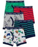 Carters Boys 2-14 5-Pack Cotton Boxer Briefs