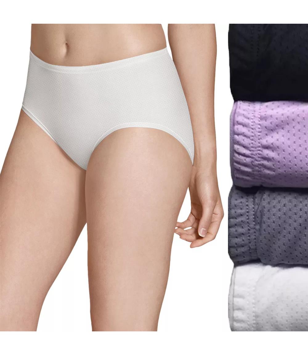 Fruit of the Loom Womens Signature Breathable 4-Pack Low Rise Briefs – S&D  Kids