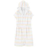 Carters Girls 4-16 Striped Hooded Cover-Up