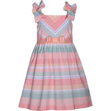 Bonnie Jean Girls 7-16 Striped Linen Dress