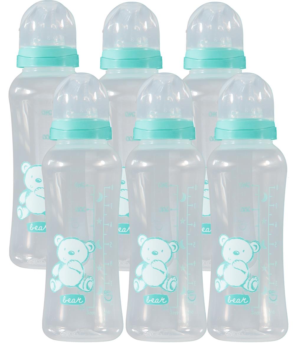 Evenflo Feeding 6 Pack Assorted Designs Bottles - 8 oz