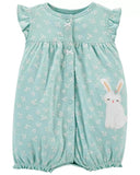 Carters Girls 0-24 Months Bunny Snap-Up Romper