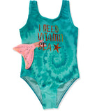 Limited Too Girls 2T-4T Mermaid 1-Piece Swimsuit