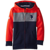 U.S. Polo Association Boys 8-20 Color Block Panel Sweatshirt