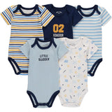 Wan-A-Beez 5 Pack Short-Sleeve Bodysuits