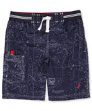 Nautica Boys 4-7 Map Swim Trunk