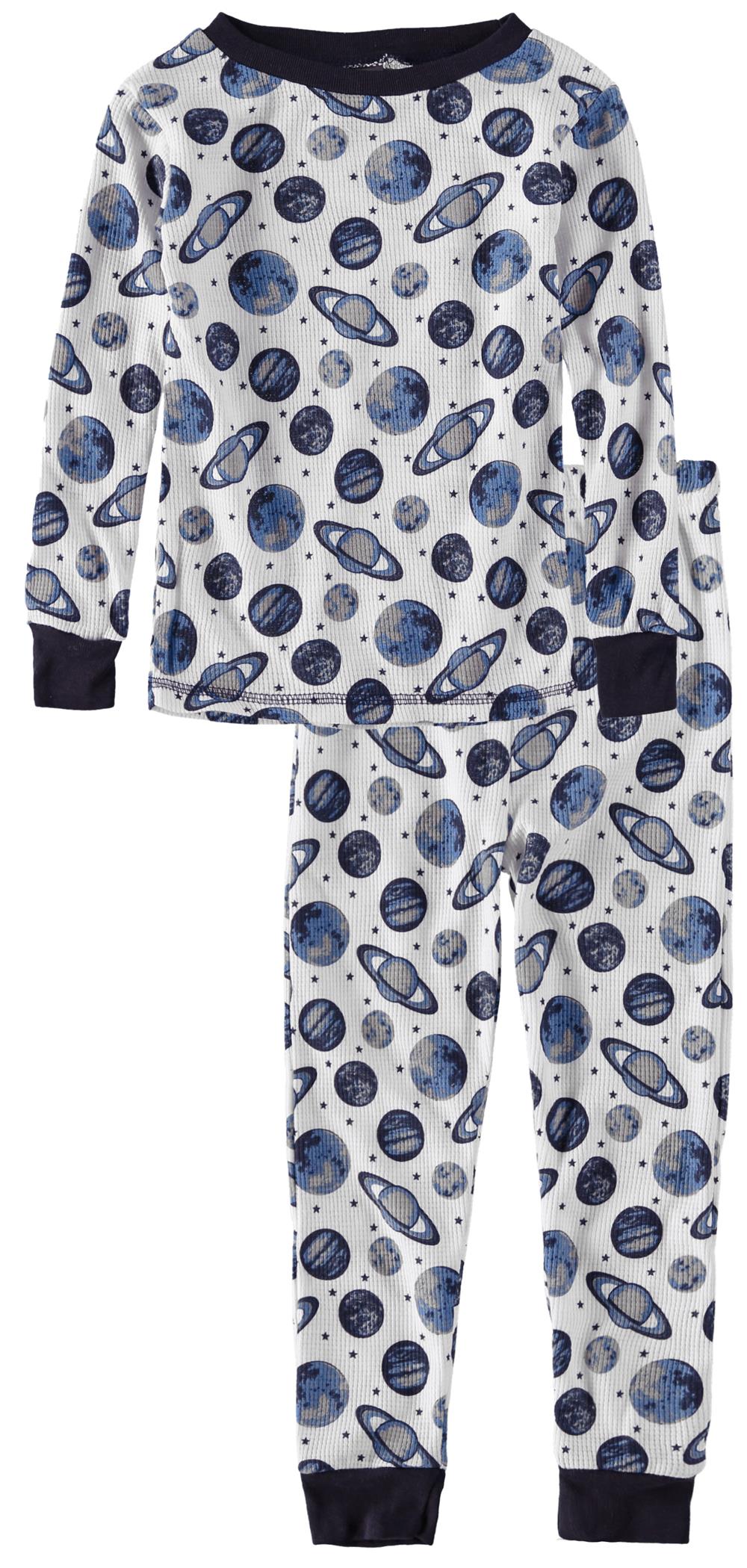 Mon Petit Boys 2T-4T Long-Sleeve Thermal Underwear Pajama Set
