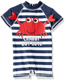 Wippette Boys 9-24 Months Crab Swim Romper