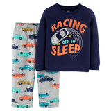 Carters Boys 2T-5T Racing Microfleece Pajama Set