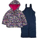 Carters Girls Printed 2-Piece Snowsuit