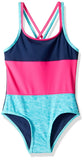 Big Chill Girls 7-16 One Piece Swimsuit with Double Back Strap