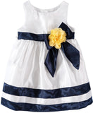 Youngland Girls 12-24 Months Bow Nautical Dress