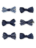 French Toast Mini Hair Bows 6-Pack