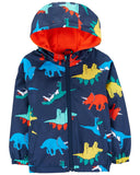 Carters Boys 4-7 Dinosaur Hooded Wind Breaker