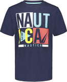 Nautica Boys 8-20 Stack Logo T-Shirt