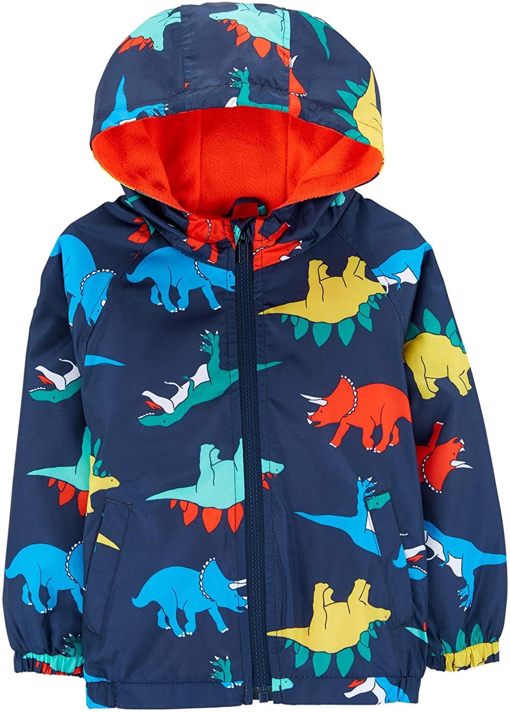 Carters Boys 4-7 Colorful Dinosaur Puffer Jacket