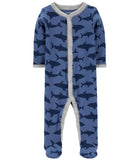 Carters Boys 0-9 Months Shark Snap-Up Cotton Sleep & Play