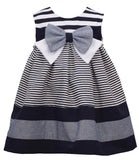 Bonnie Baby Girls 12-24 Months Sleeveless Striped Nautical Dress