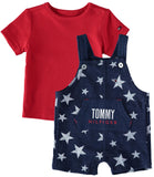 Tommy Hilfiger Boys 0-9 Months 2-Piece Star Shortall Set