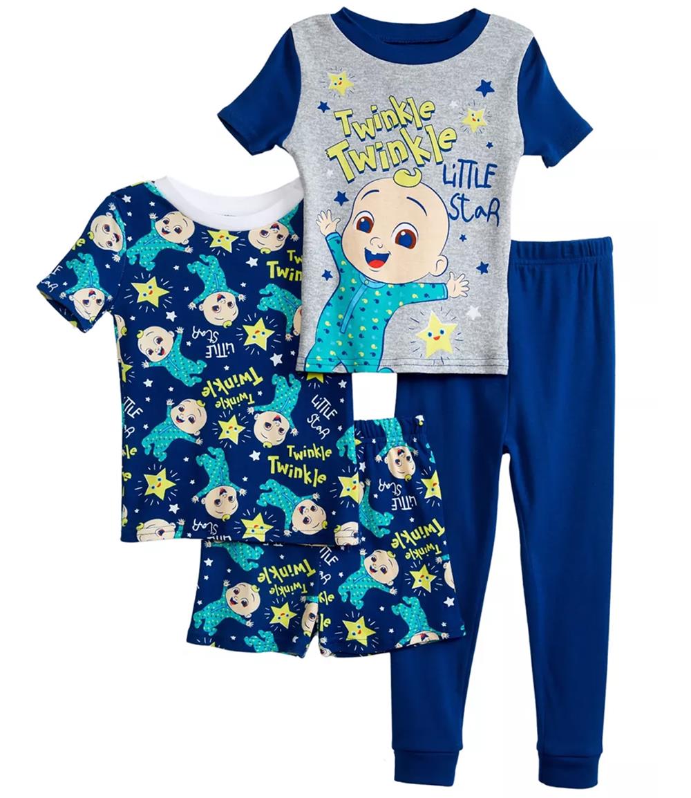 Cocomelon Pyjama Deux Pièces à Manches Longues et Jambes Longues Bleu pour Garçons Cocomelon Pyjama Deux Pièces à Manches Longues et Jambes Longues Bleu pour Garçons