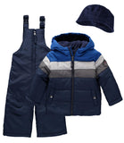 Rothschild Boys 4-7 Colorblock 2-Piece Snowsuit with Matching Hat