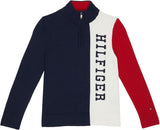 Tommy Hilfiger Boys 4-7 Colorblock 1/4 Zip Sweater